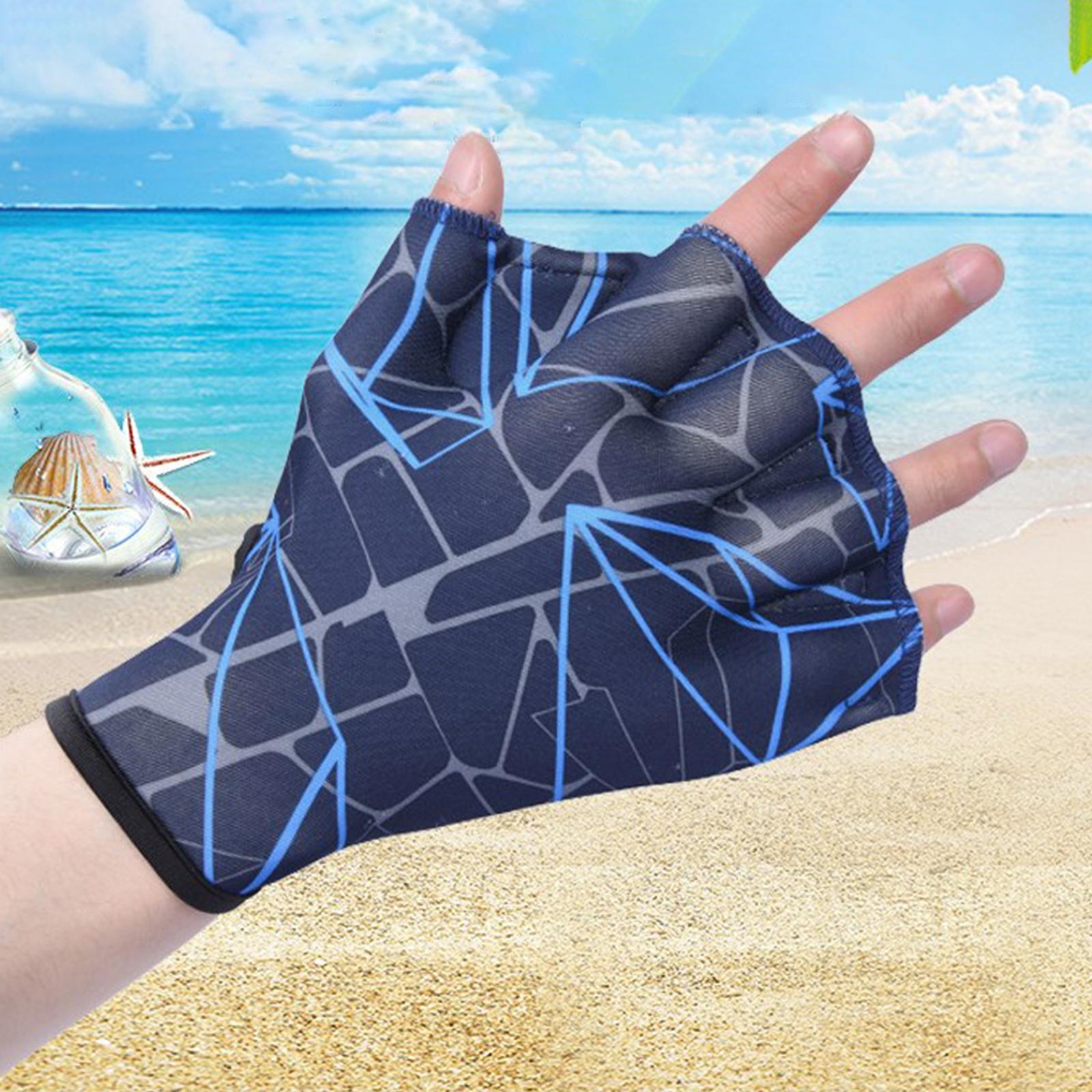 Webbed Swim Gloves Waterproof  - Aquatic Sports Swimming ulasan dan harga