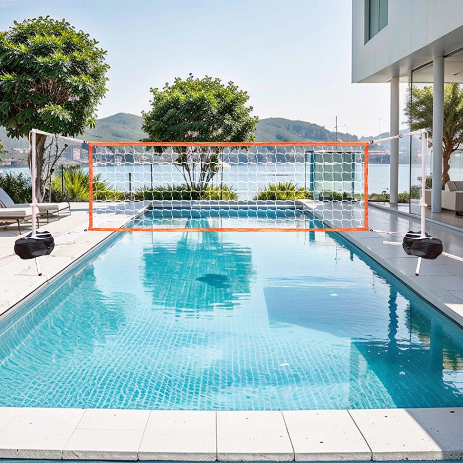 Pool Volleyball Net Adjustable - Aquatic Water Sports ulasan dan harga