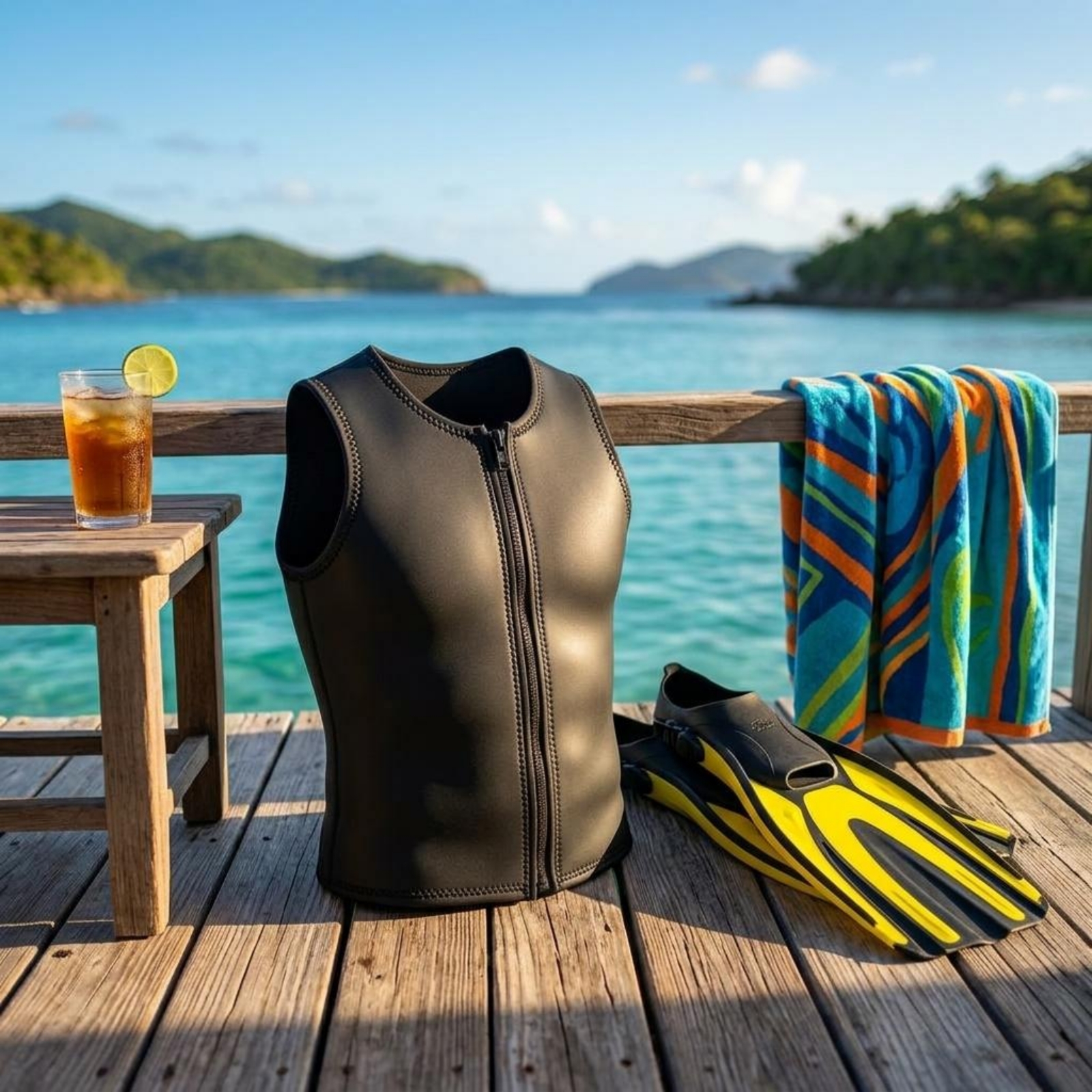 Dive Shorts Shiny Skin 2mm Neo - Aquatic Water Sports ulasan dan harga
