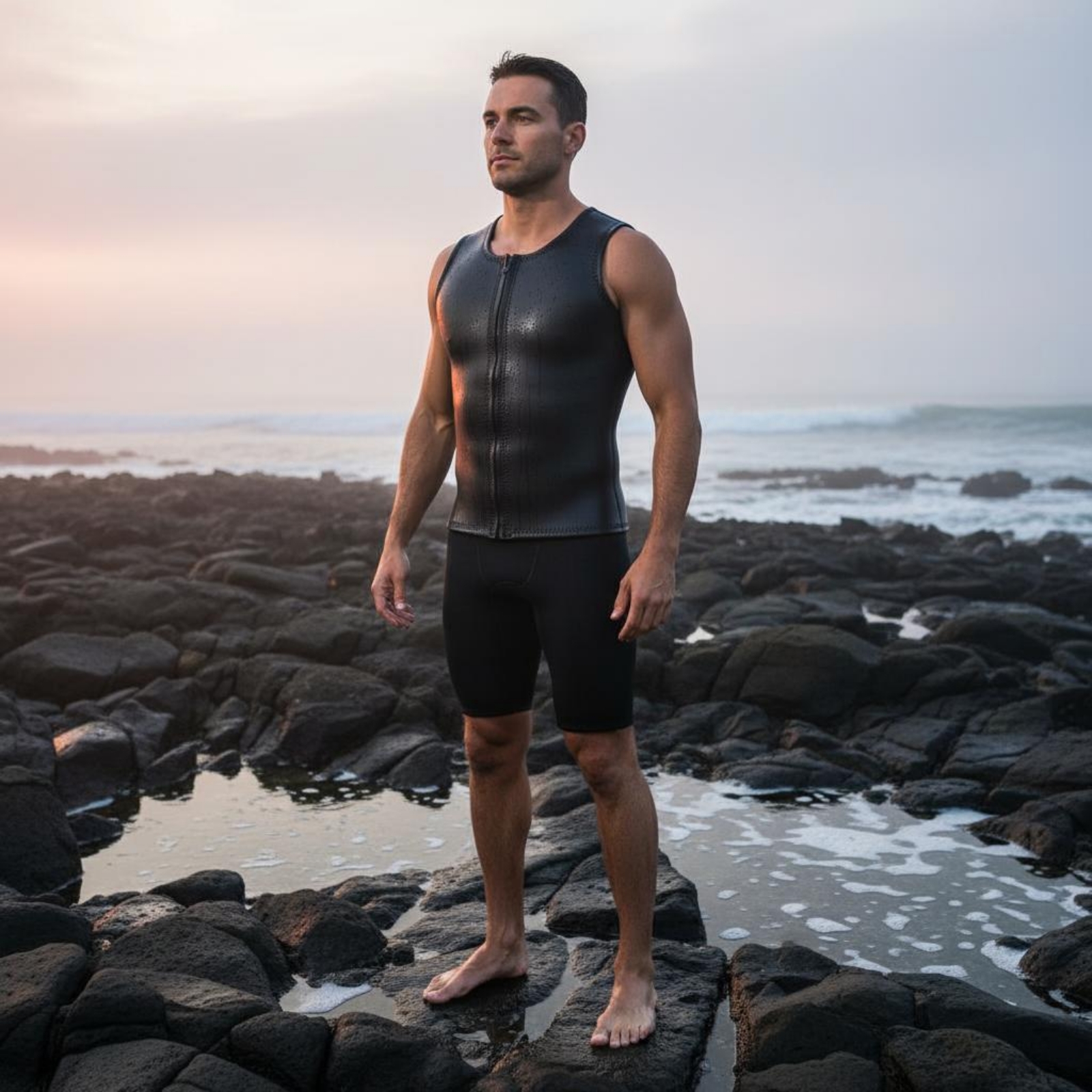 Dive Shorts Shiny Skin 2mm Neo - Aquatic Water Sports ulasan dan harga